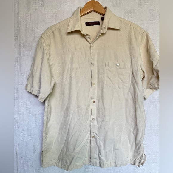 Tori Richard Other - Tori Richard Cream Casual Silk Button Down Shirt